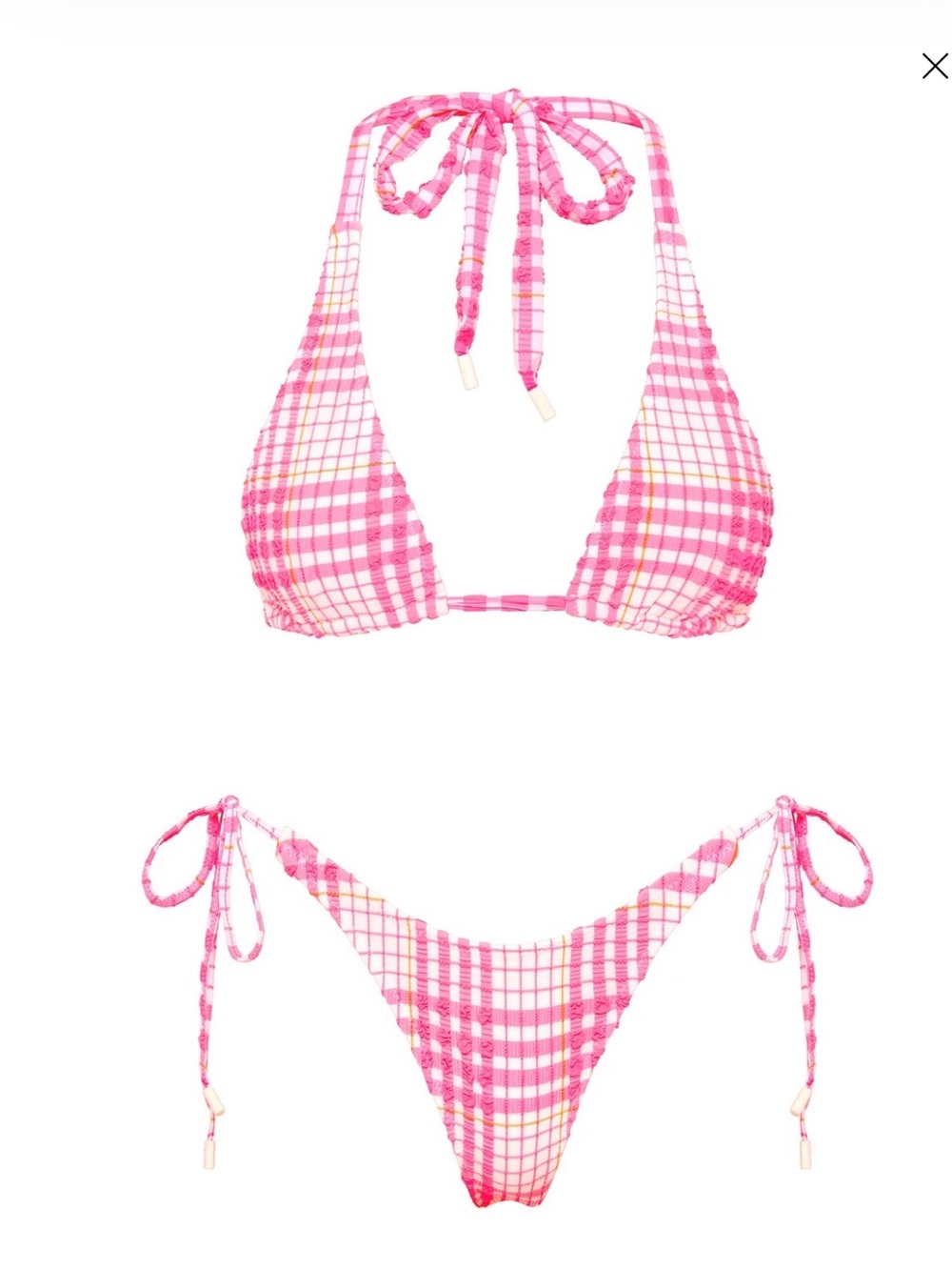 New Triangl DARA - PETALI PINK TRIANGLE sBIKINI SET